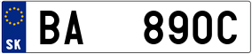 Truck License Plate